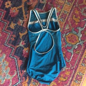 Rare Mariia mesh racerback leotard